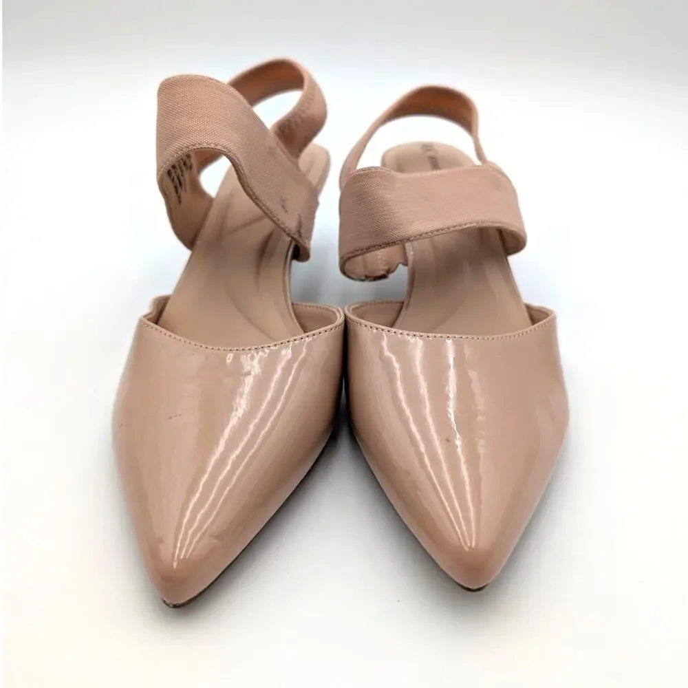Anne Klein Izel Pointed Toe Kitten Heel Pump Women's Beige Size US10M EU40.5 - Picture 2 of 11